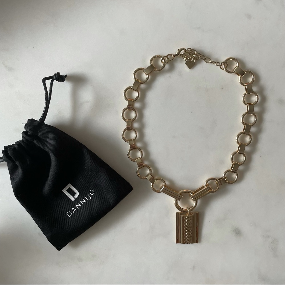 Dannijo Elisa Gold-Tone Pendant Necklace